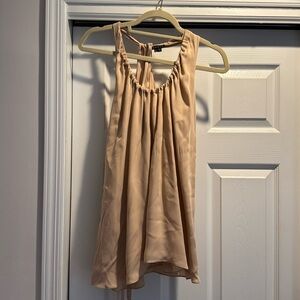 Pure silk pale blush Theory (M) top
